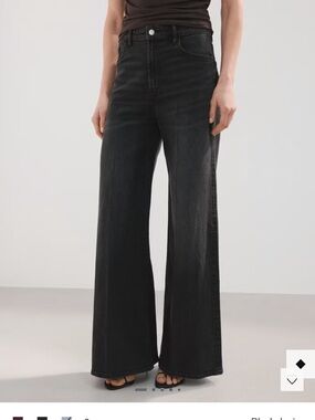 NWT Super Stylish Wide Leg High-Rise Women's Jeans by Mango!